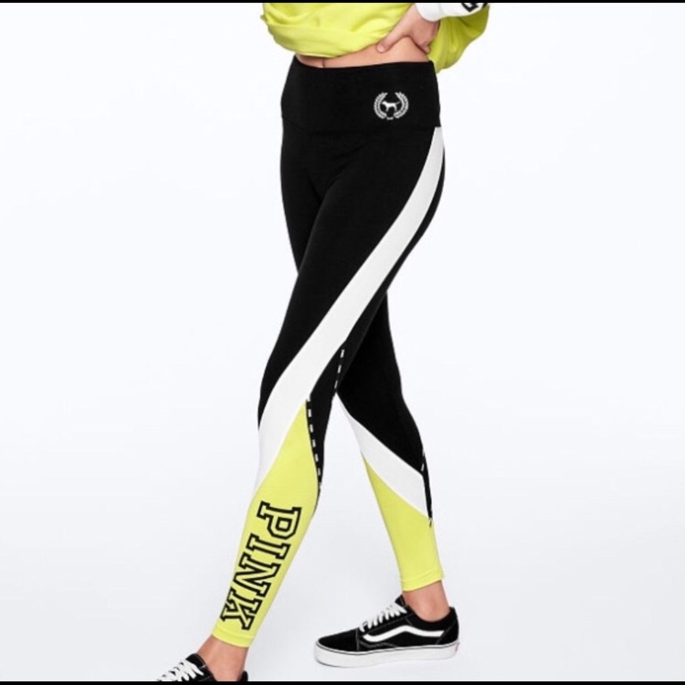 NWT pink yoga leggings XS